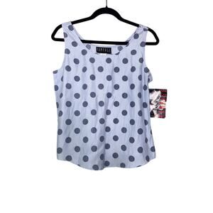 NWT Vintage RAMPAGE Polka Dot Top